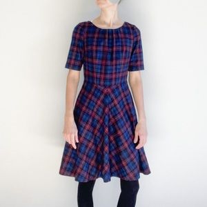 British tweed dress